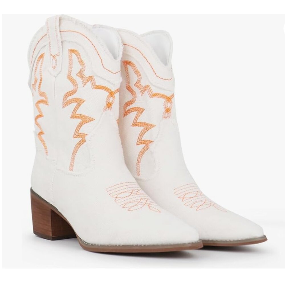 Stitched Rodeo Denim Boots - Picture 7 of 7